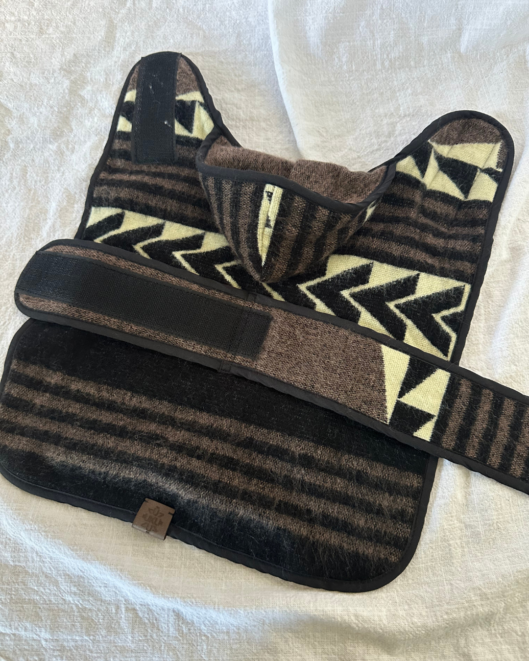 Wiener Dog Allpa Hooded Poncho