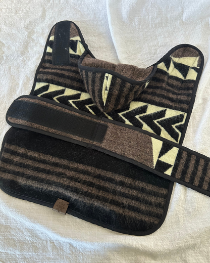 Wiener Dog Allpa Hooded Poncho