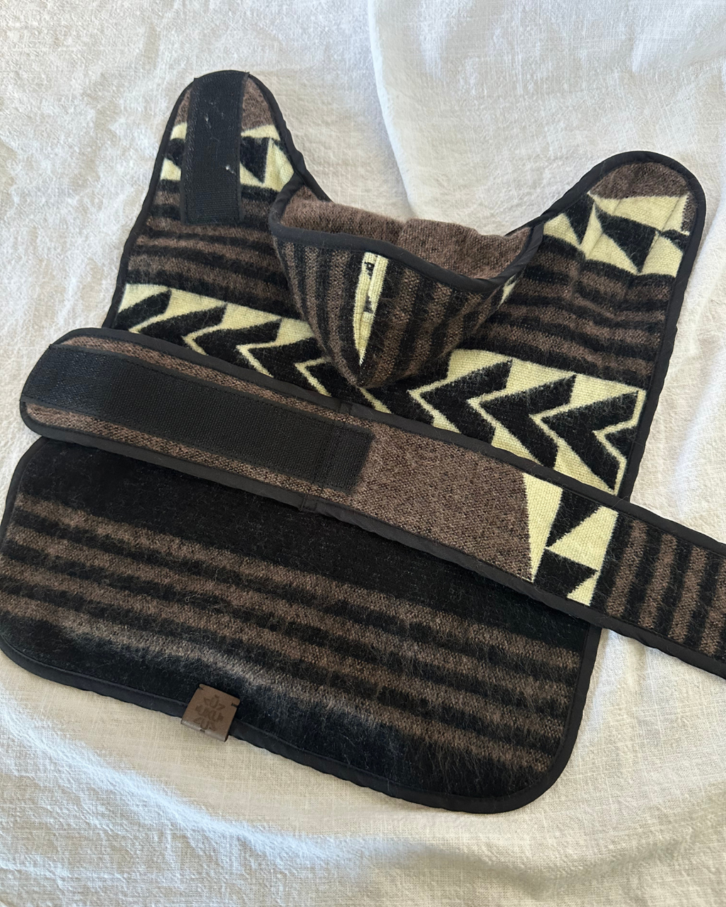 Wiener Dog Allpa Hooded Poncho