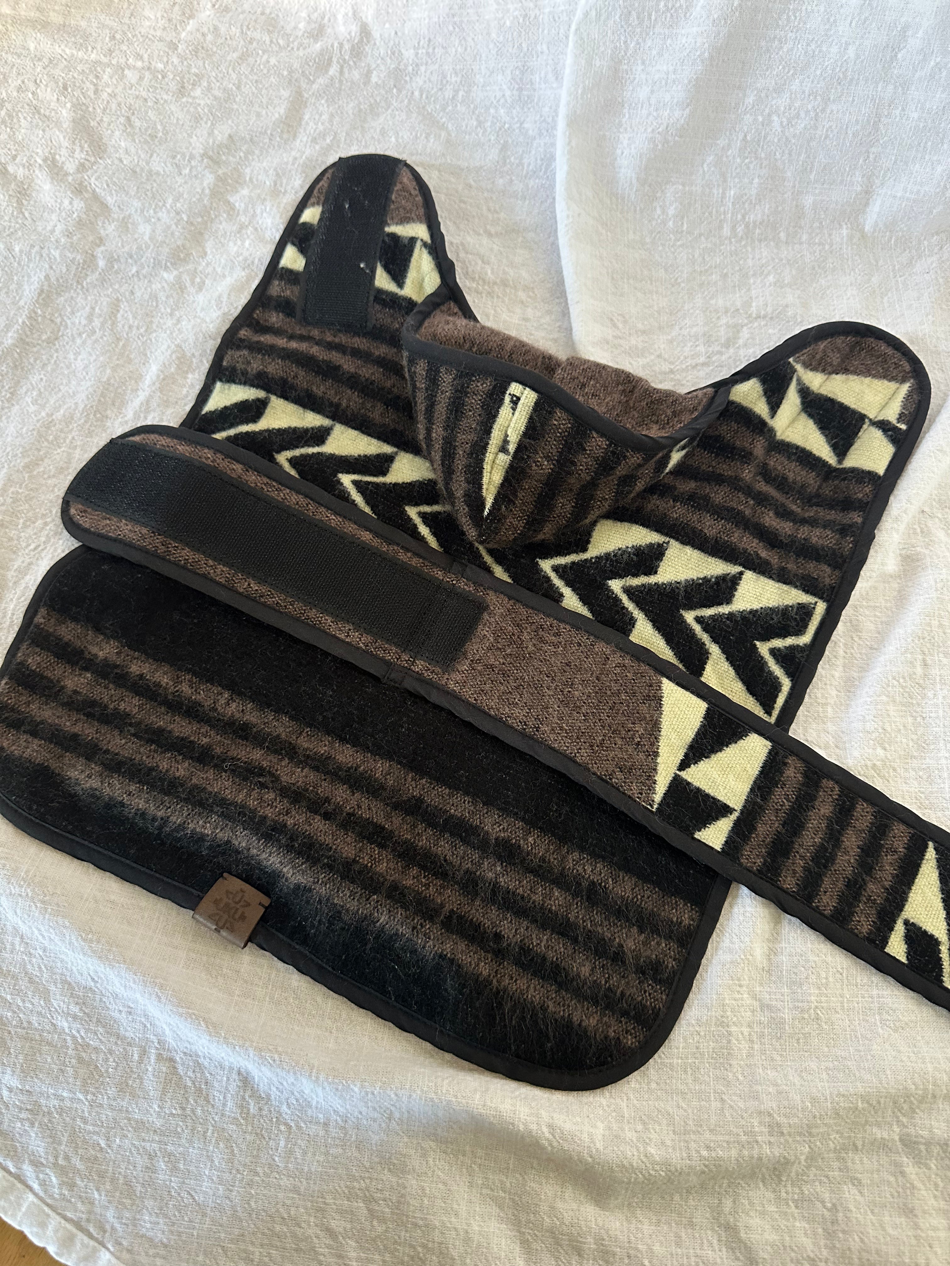 Wiener Dog Allpa Hooded Poncho