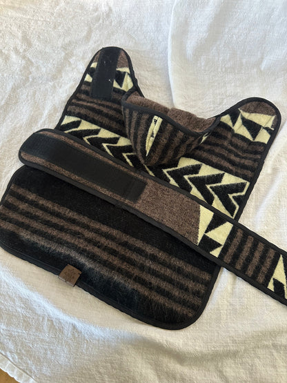 Wiener Dog Allpa Hooded Poncho