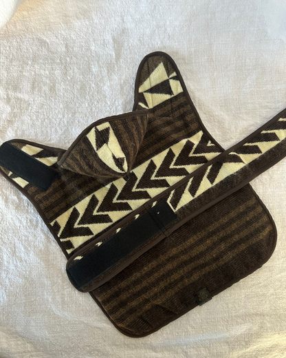 Wiener Dog Allpa Hooded Poncho